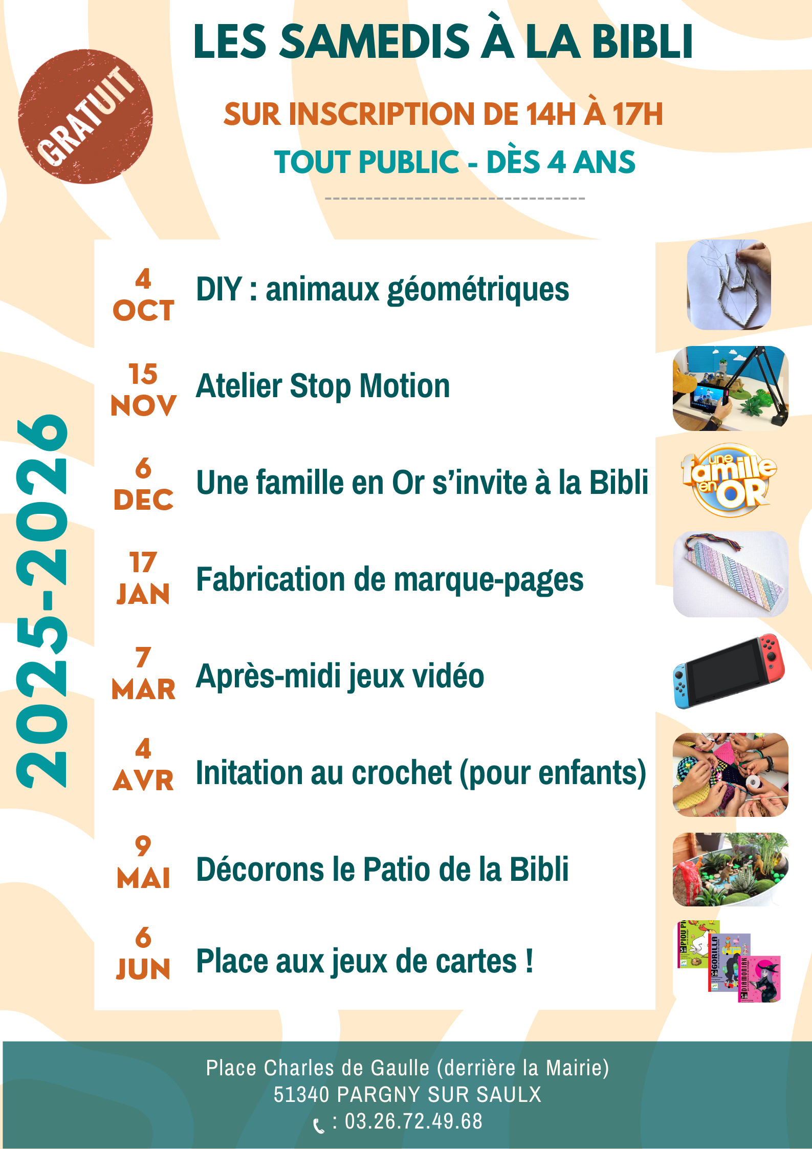 Les samedis a la bibli